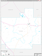 DeBaca Wall Map Premium Style