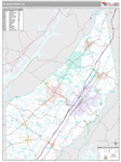 DeKalb Wall Map Premium Style