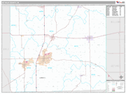 DeKalb Wall Map Premium Style