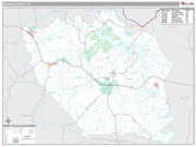 DeKalb Wall Map Premium Style