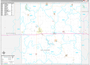 Delaware Wall Map Premium Style