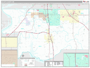 Desoto County Wall Map Premium Style