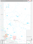 Dickinson Wall Map Premium Style