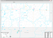 Divide Wall Map Premium Style