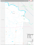 Dixon Wall Map Premium Style