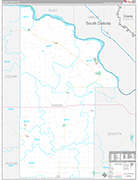 Dixon Wall Map Premium Style