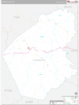 Doddridge Wall Map Premium Style