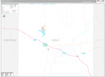 Donley Wall Map Premium Style