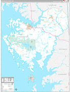 Dorchester Wall Map Premium Style