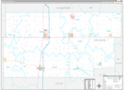 Douglas Wall Map Premium Style