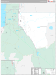 Douglas Wall Map Premium Style