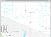 Douglas Wall Map Premium Style