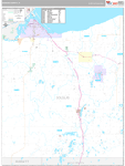 Douglas Wall Map Premium Style