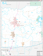 Dubois Wall Map Premium Style