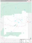 Duchesne Wall Map Premium Style