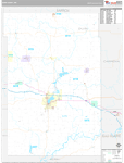 Dunn Wall Map Premium Style