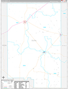 Duval Wall Map Premium Style