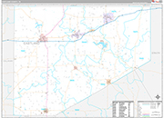 Eastland Wall Map Premium Style