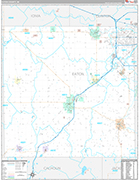 Eaton Wall Map Premium Style