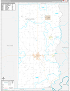 Edwards Wall Map Premium Style