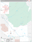 Elmore Wall Map Premium Style