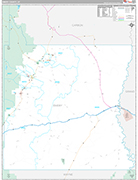 Emery Wall Map Premium Style