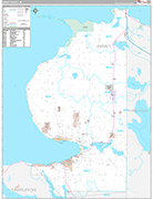 Emmet Wall Map Premium Style