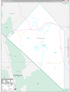 Esmeralda Wall Map Premium Style