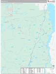 Essex Wall Map Premium Style