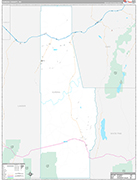 Eureka Wall Map Premium Style