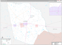 Evans Wall Map Premium Style