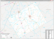 Falls Wall Map Premium Style
