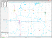 Faribault Wall Map Premium Style