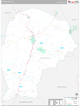 Fentress Wall Map Premium Style