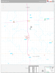 Fillmore Wall Map Premium Style