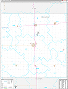 Fillmore Wall Map Premium Style