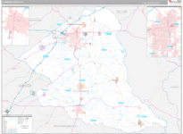 Florence Wall Map Premium Style