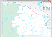 Florence Wall Map Premium Style