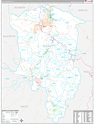Floyd County Wall Map Premium Style