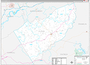 Floyd Wall Map Premium Style