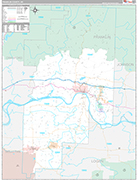 Franklin Wall Map Premium Style