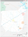 Franklin Wall Map Premium Style