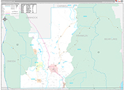 Franklin Wall Map Premium Style