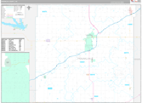 Franklin Wall Map Premium Style