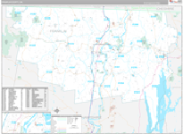 Franklin Wall Map Premium Style