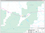 Franklin Wall Map Premium Style