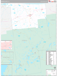 Franklin Wall Map Premium Style