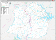 Franklin Wall Map Premium Style
