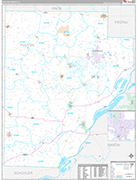 Fulton Wall Map Premium Style