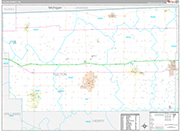 Fulton Wall Map Premium Style